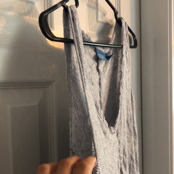 Antibes Blanc 100% Linen Coastal Striped Tank Top - Picture 6 of 8